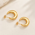 Sol small gold hoops